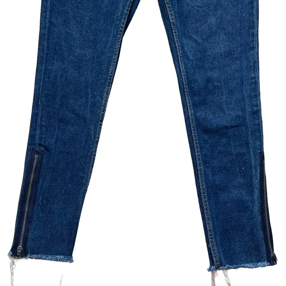 Levi’s 721 Women’s Vintage High Rise Skinny Jeans Size 30 Orange Tab Zip Ankle - Image 5