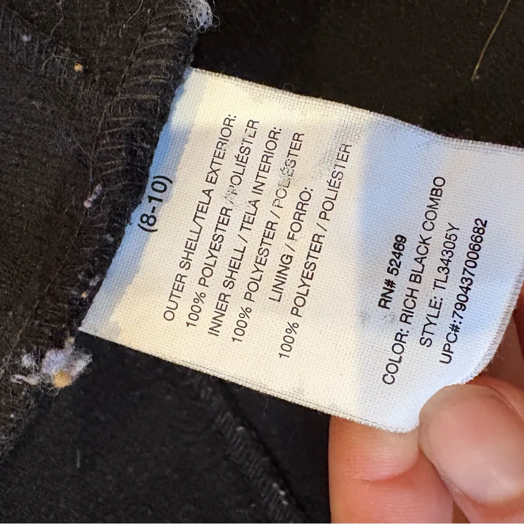 Free Tech Black Softshell Jacket with Hood – Women’s Size Medium - Image 4