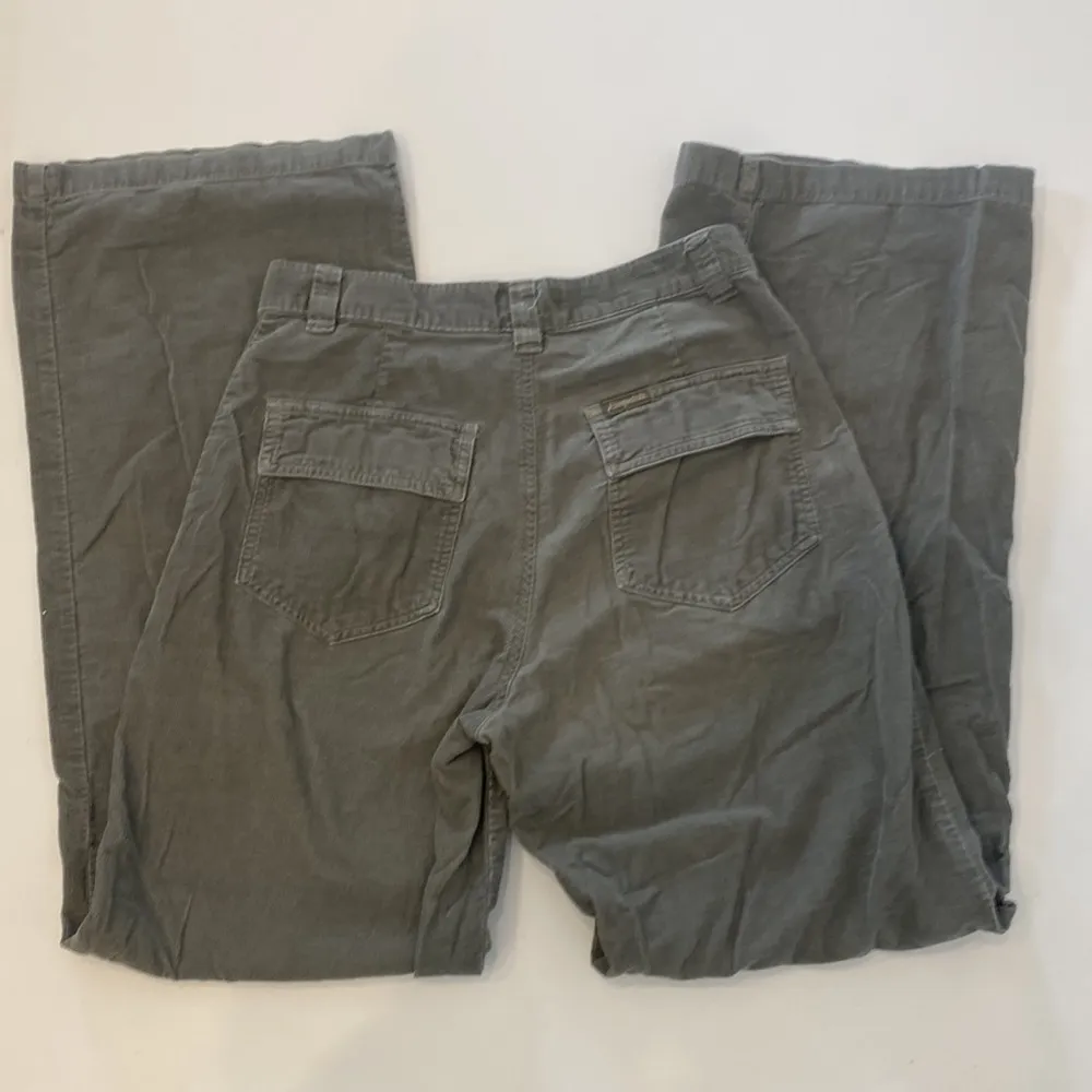 Aeropostale Grey Wide Leg Baby Corduroys Vintage Y2K 1990’s Sz 4 Cotton Women’s - Image 5