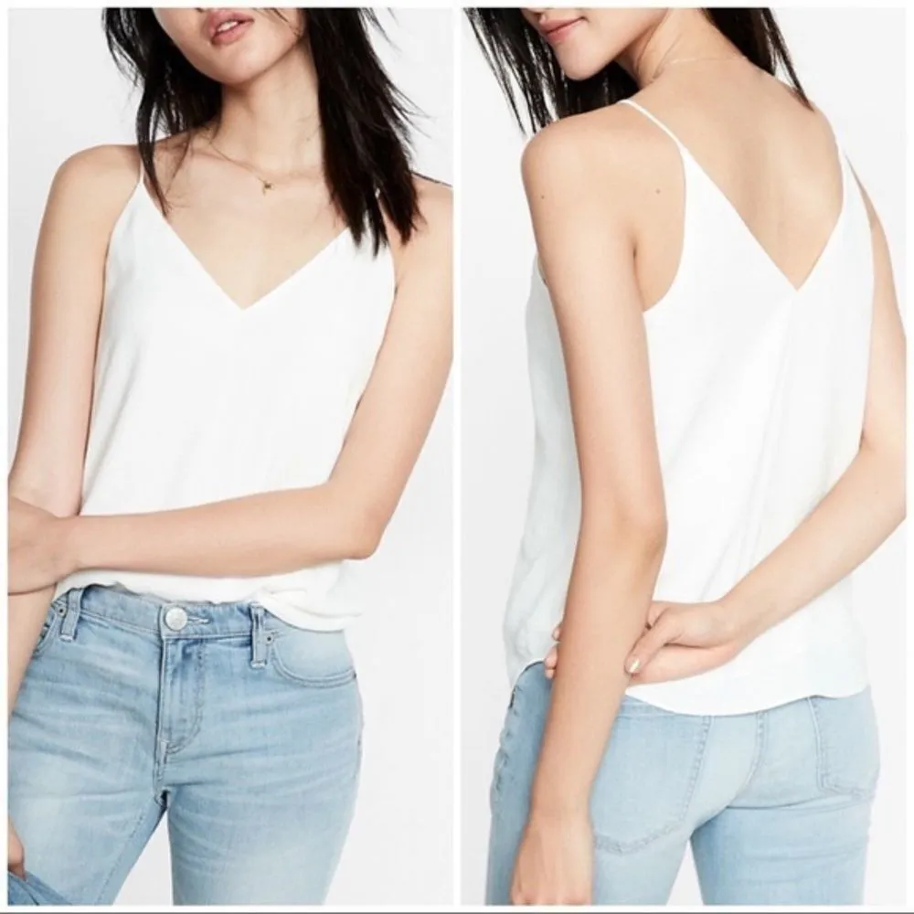 EXPRESS ✨ Metallic V-Neck Downtown Cami✨ - Image 2