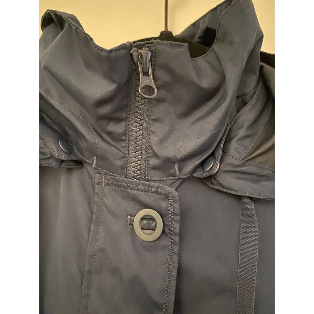 Lands End Navy Full Zip/Button Down Lightweight Jacket Women's Size M (10/12) - Image 12