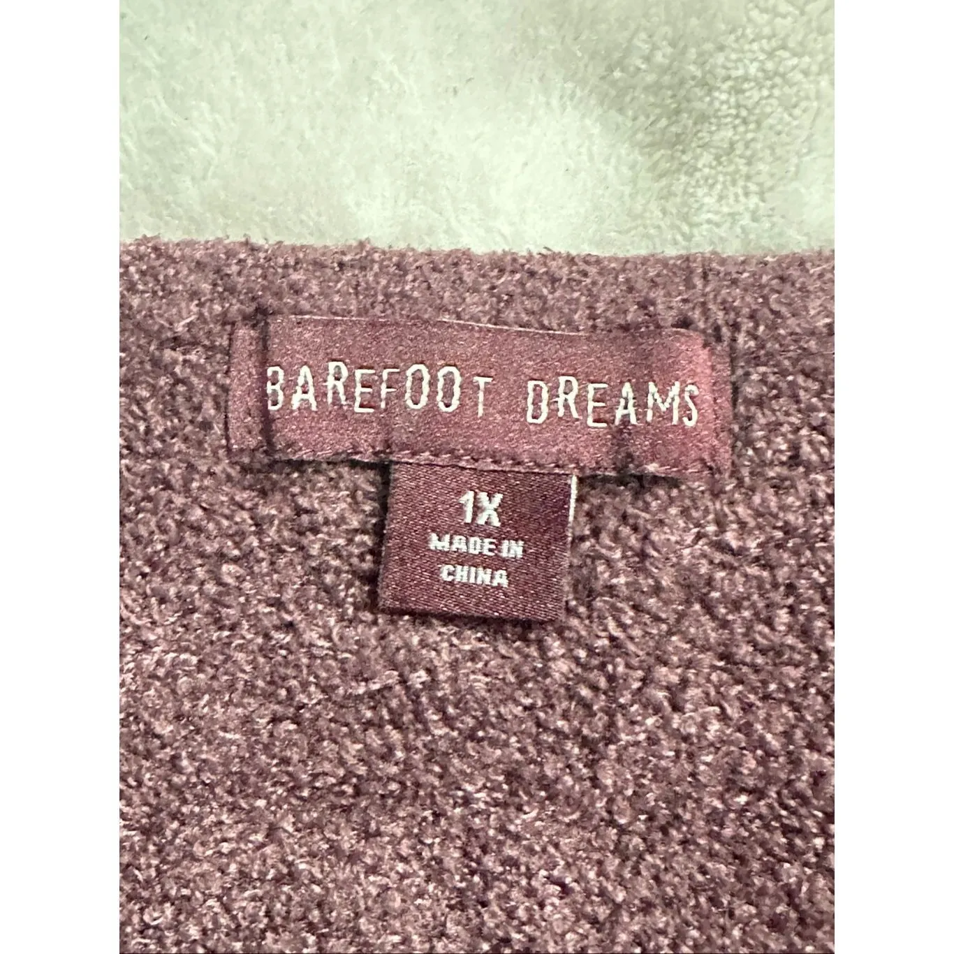 Barefoot Dreams CozyChic Ultra Lite Knit V-Neck Pullover Sweater Women's Size 1X - Image 3