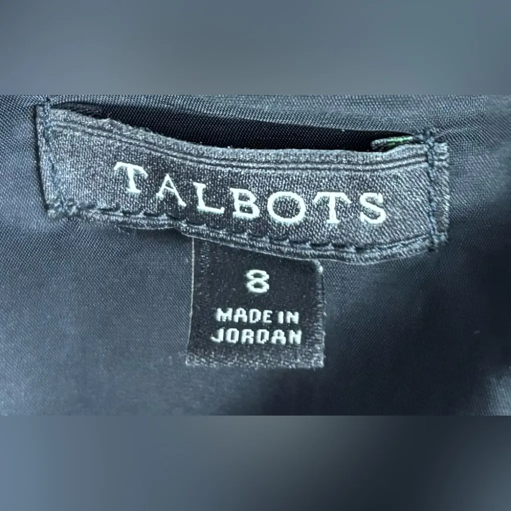 Talbots 8 Workwear Fitted Black Mini Dress - Funeral - Image 7