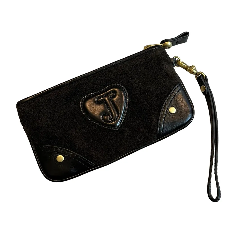 Juicy Couture Black Terry Wristlet - Image 10