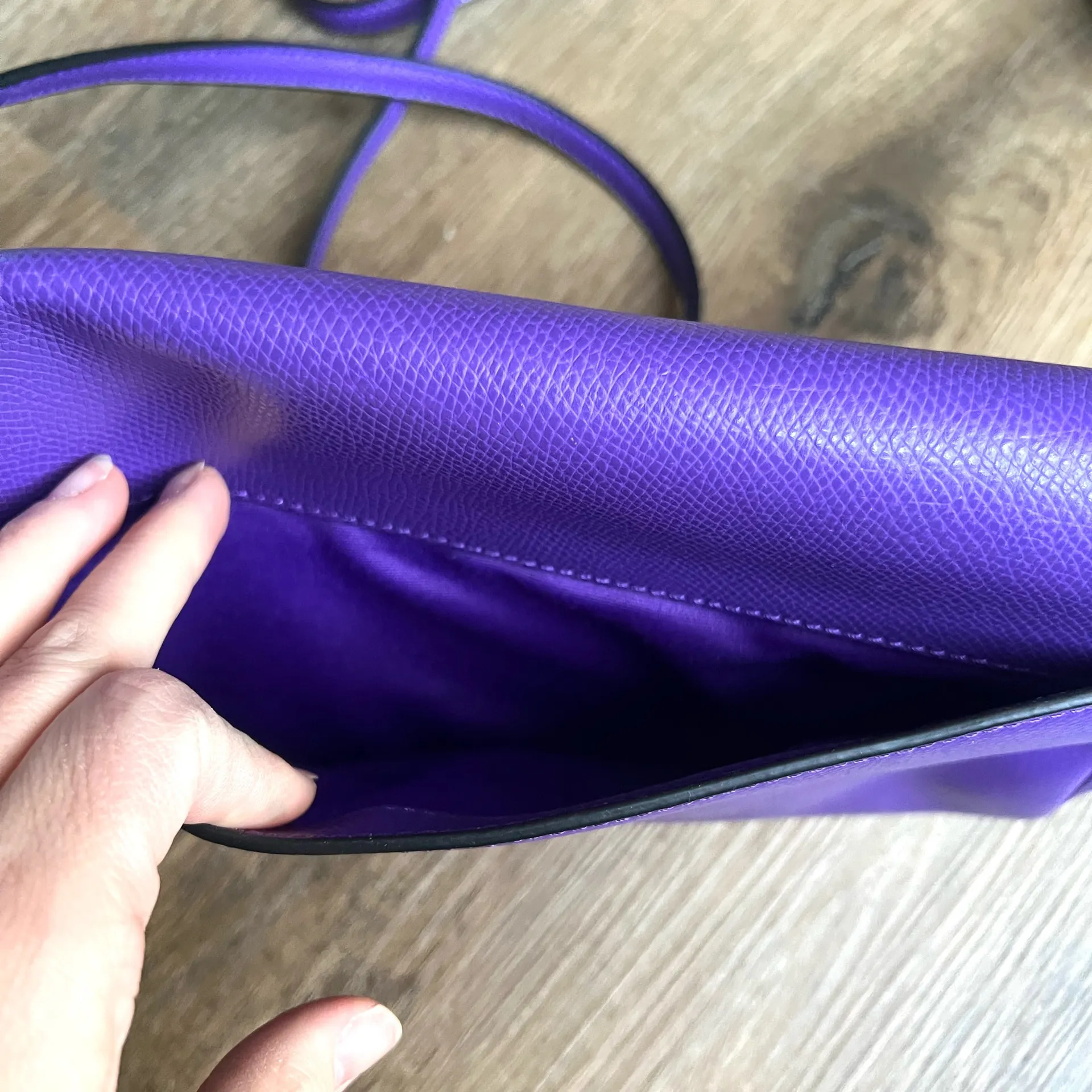 NEW NWT Coach Purple Crossbody Purse - Image 7