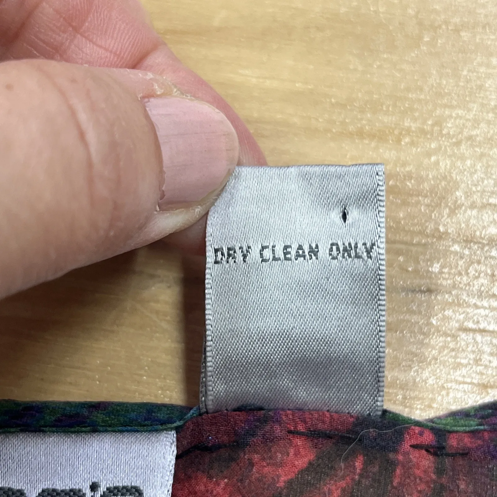 CHICO’s 100% Silk Sheer Chiffon Blouse Top Multicolor Size 3 14 Goblincore Indie - Image 8