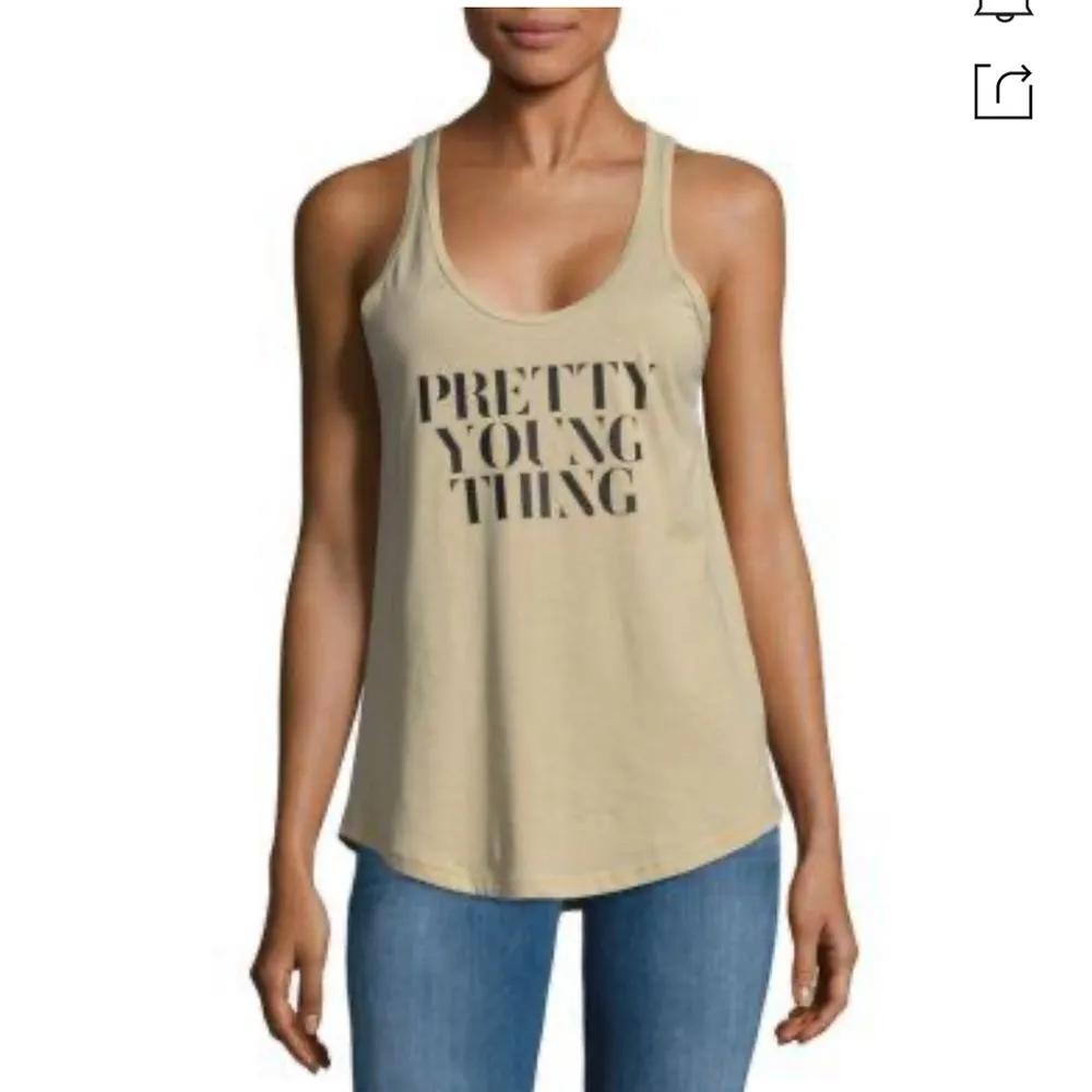 NWT CHRLDR PRETTY YOUNG THING graphic Tank top Size L - Image 3