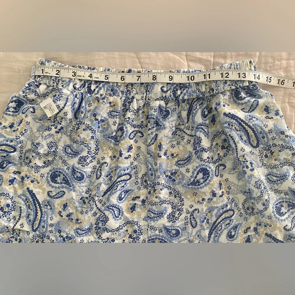 Paisley Print PALAZZO Pants and TOP 2-Piece Outfit Set By Midnight Sky Size L - Image 9