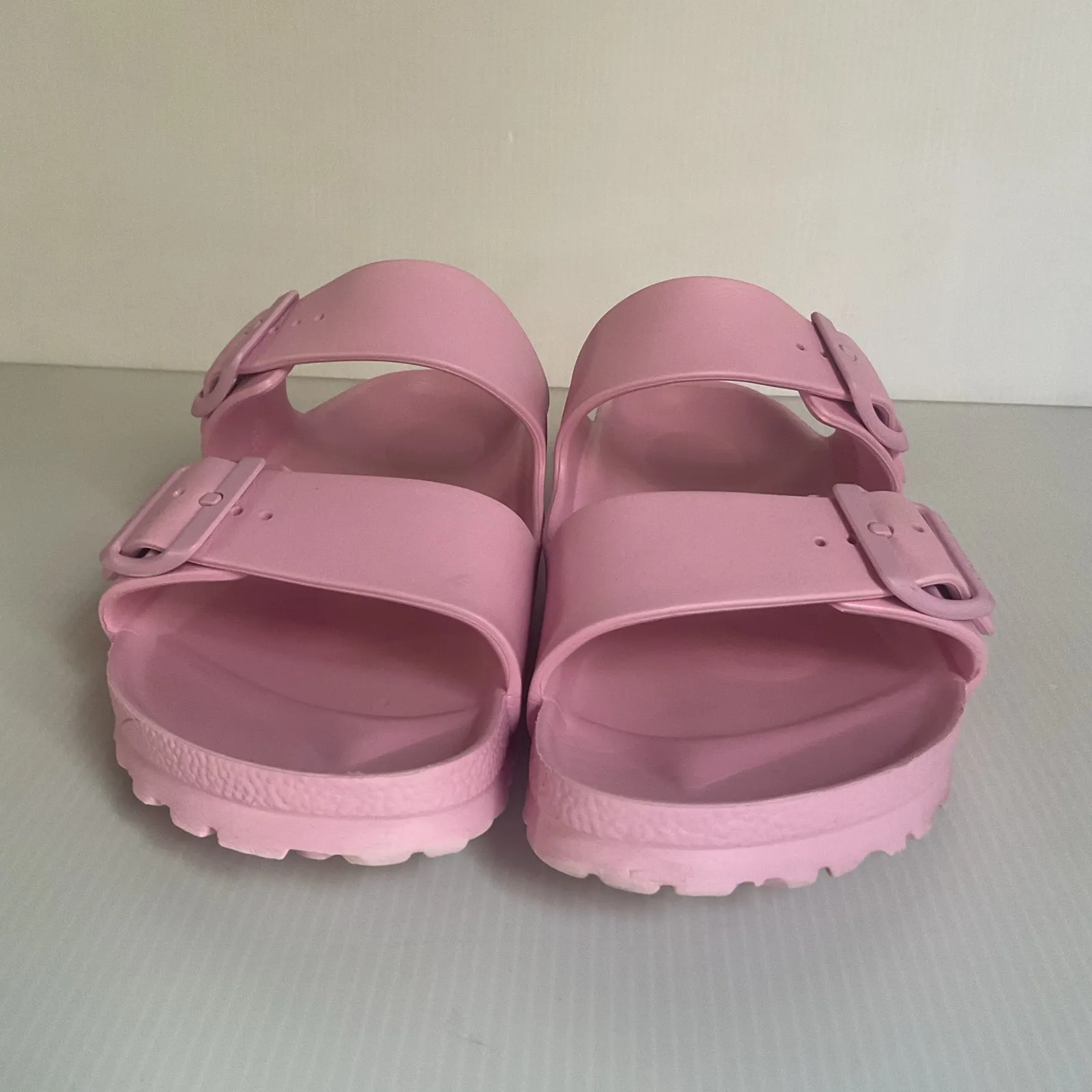 Birkenstock EVA Pink Two Strap Sandals Waterproof Comfort Unisex 39 - Image 4