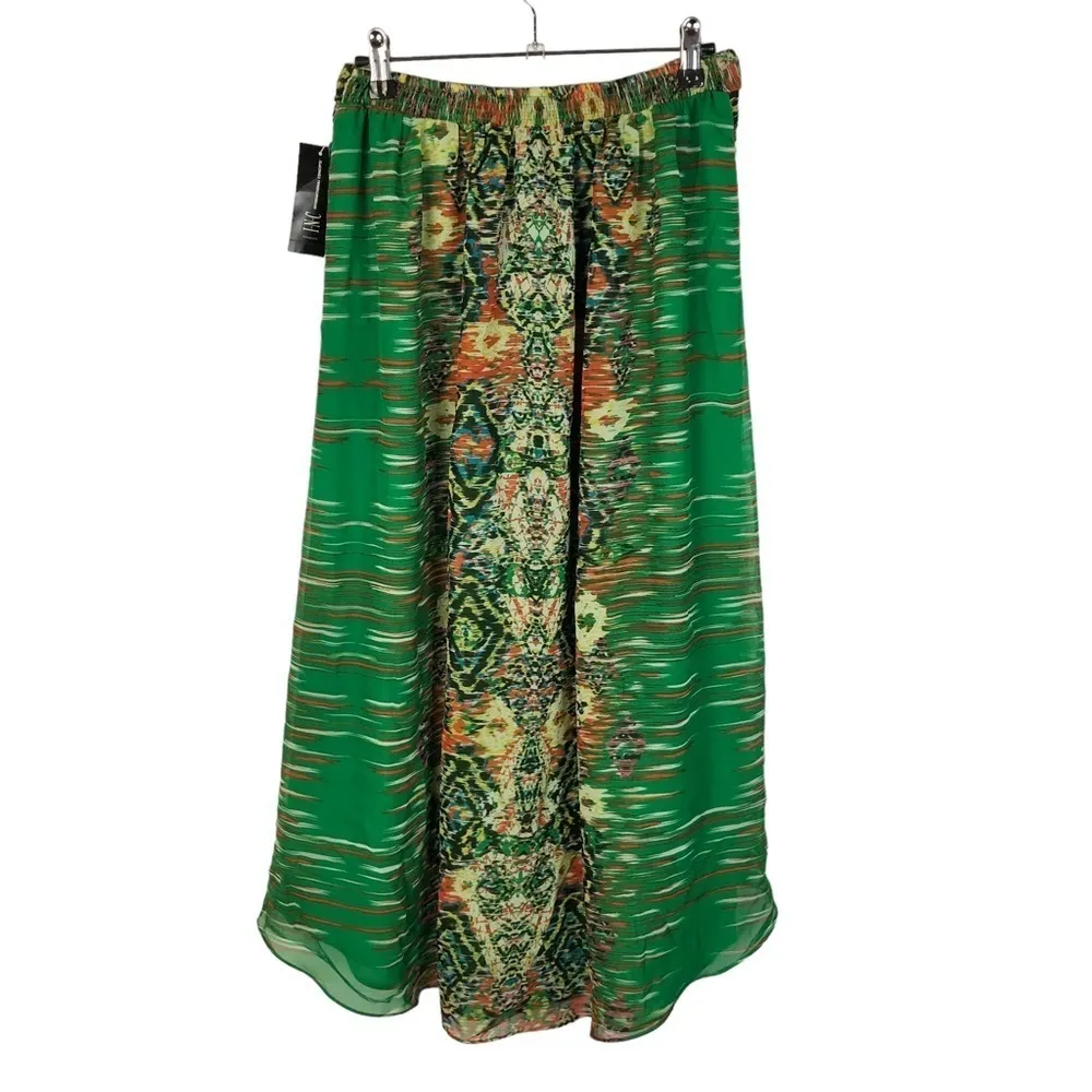 INC International Concepts Green Envy Indian Summer Midi Dress 6 - Image 2