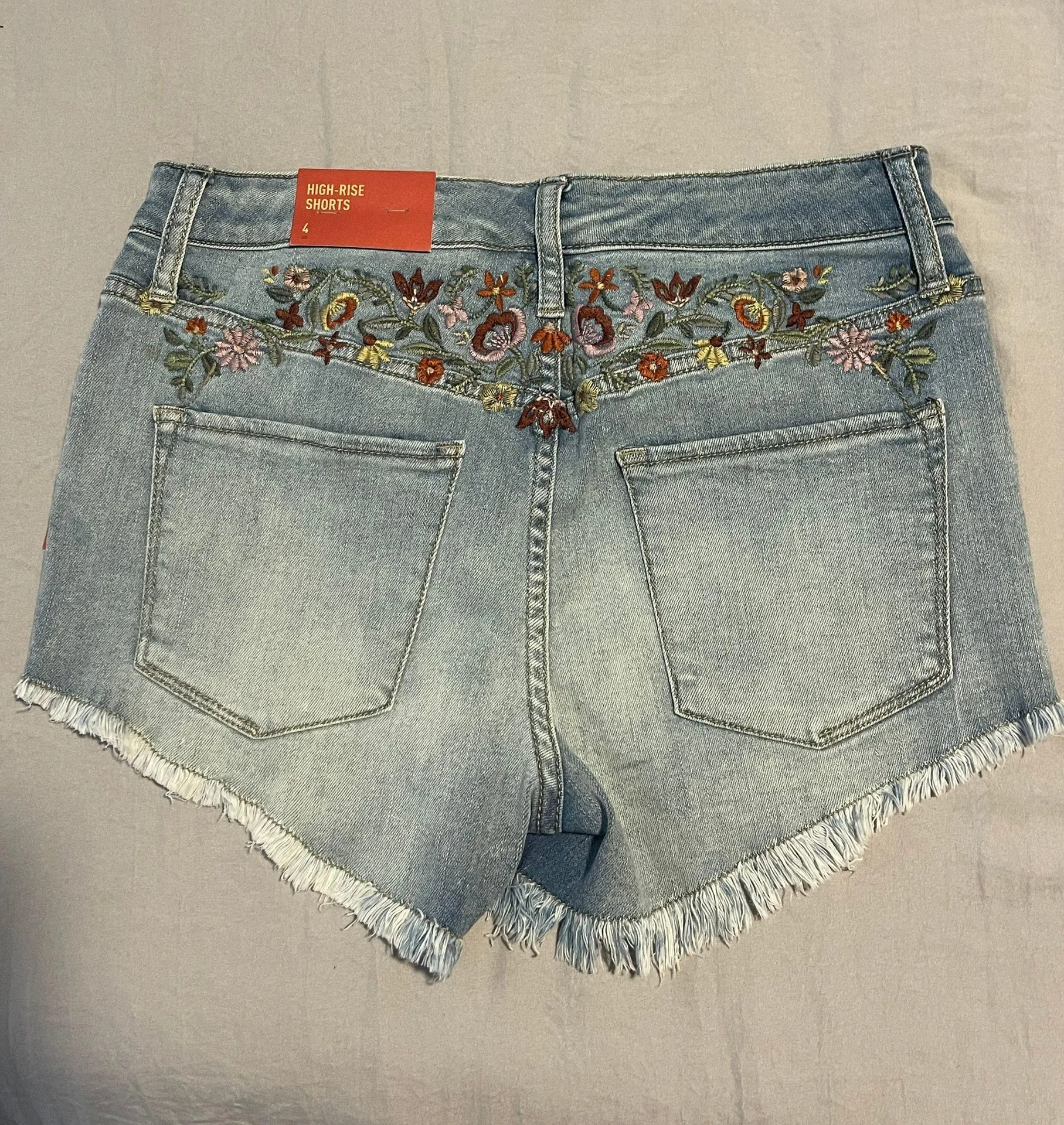 Flower Jean Shorts - Image 3