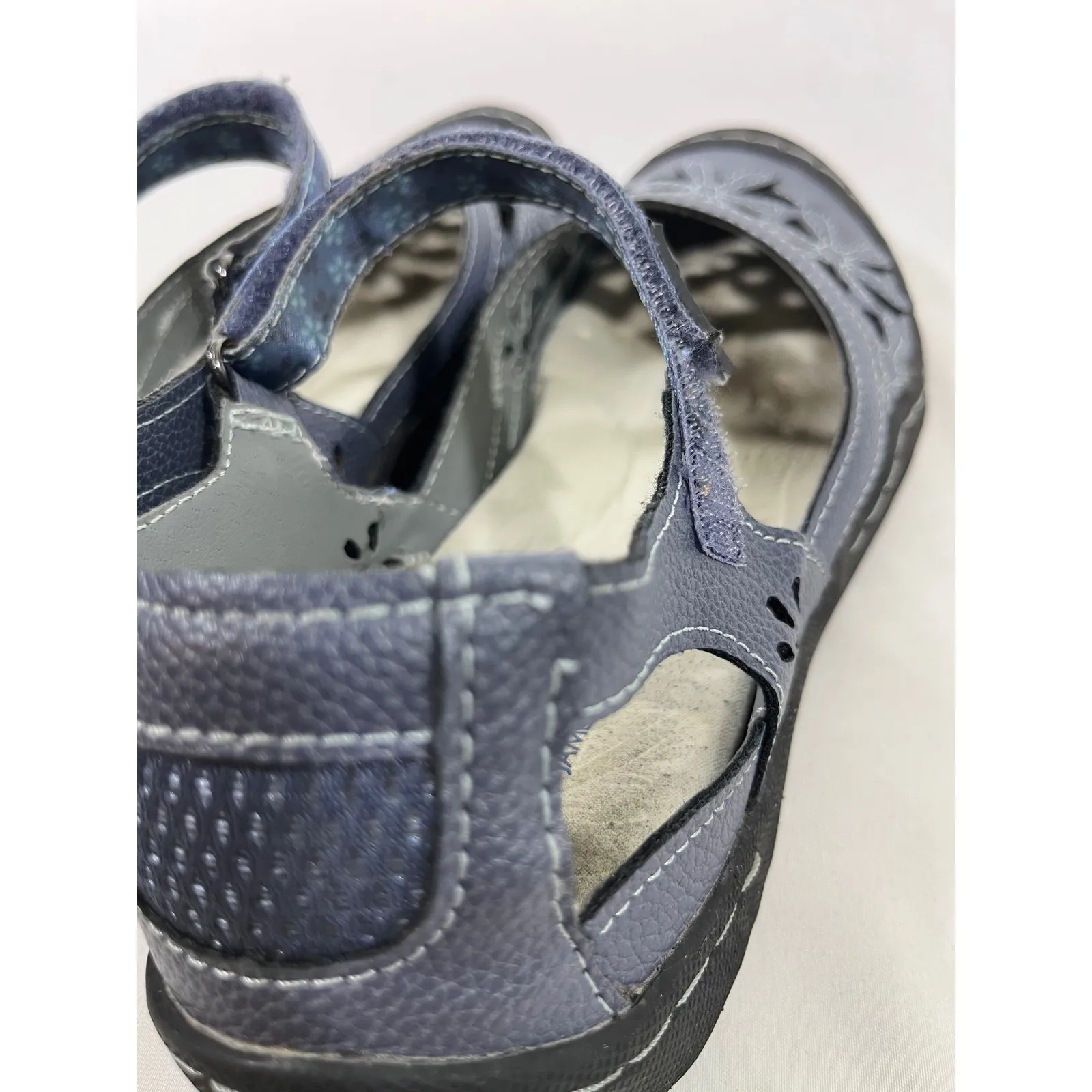 JBU by Jambu Mary Jane Shoes Blue Flower Cutout Comfort Women Cornflower Blue 8 - Image 9