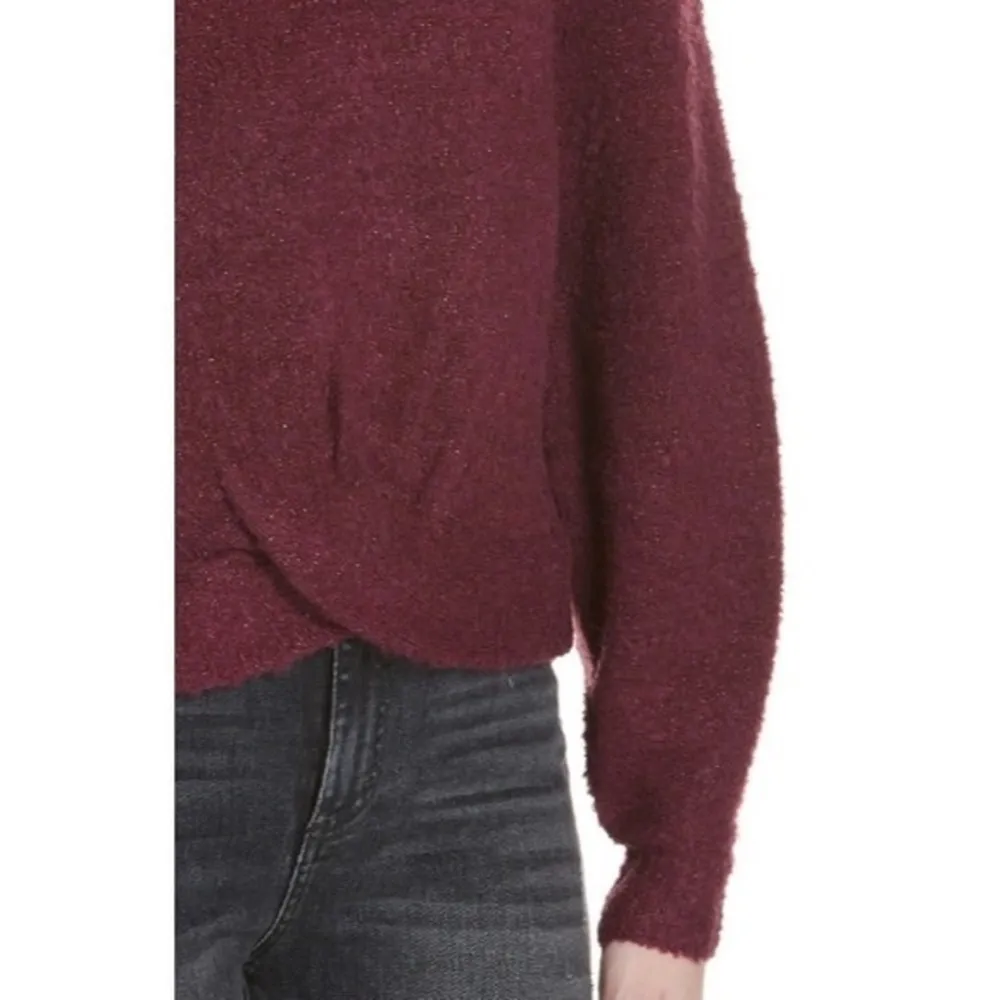 Joie • Stavan Metallic Detail Crewneck Sweater Blackberry - Image 23