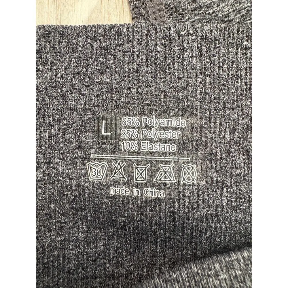 UNBRANDED | Women's Activewear Yoga Exercise Fitness Running Leggings | Large Gray - Image 4