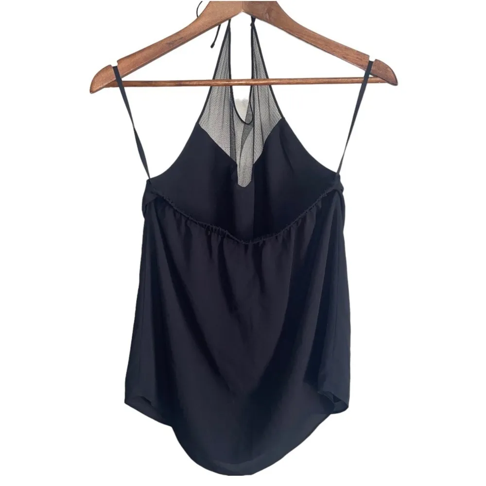 Aritzia Babaton Halterneck Mesh Blouse - Image 2