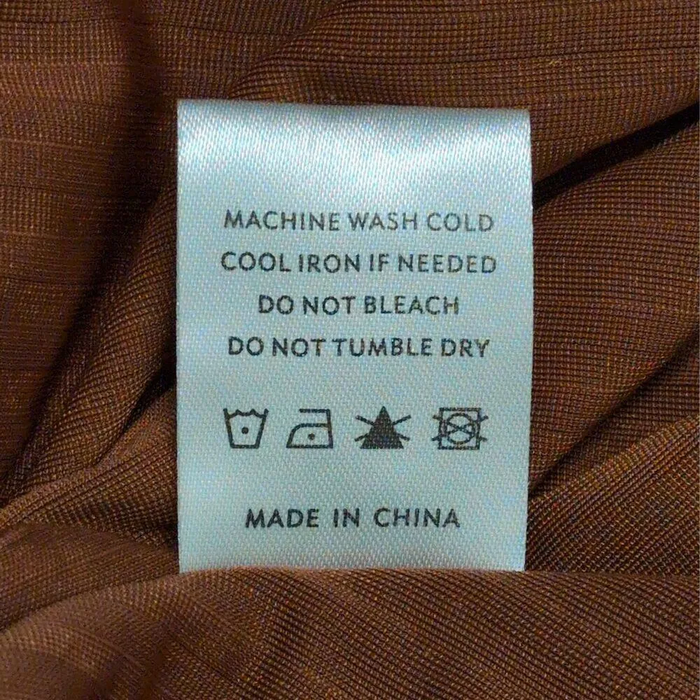 NWT Baltic Born Brown Velvet Wrap Maxi Dress V Neck Tie Waist Womens Size L - Image 10