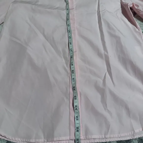 Parden’s Italy pink cotton long sleeves buttons down‎ blouse size 42 Feminine Size M - Image 5