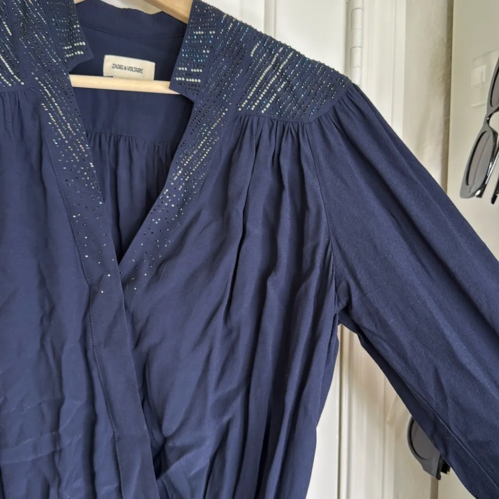 Zadig & Voltaire Tori Strass blouse - Image 13