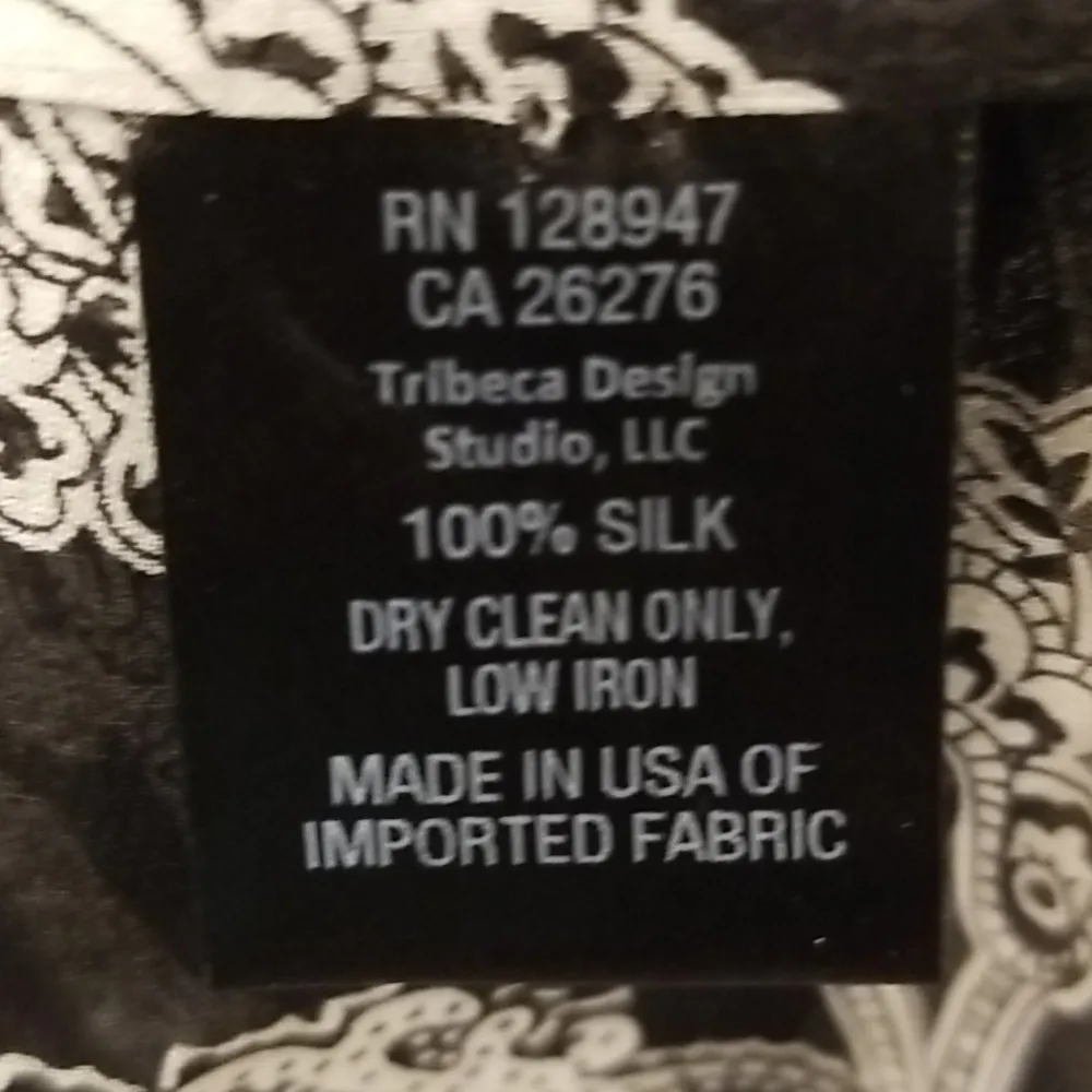 💕NILI LOTAN💕 Acadia Silk Blouse ~ Black Paisley Size XS - Image 16