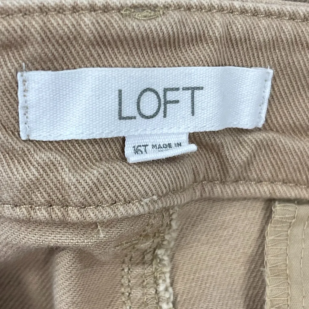 LOFT Tall Palmer Twill Wide Leg Pants In Rye - 16T - NWOT - Image 3