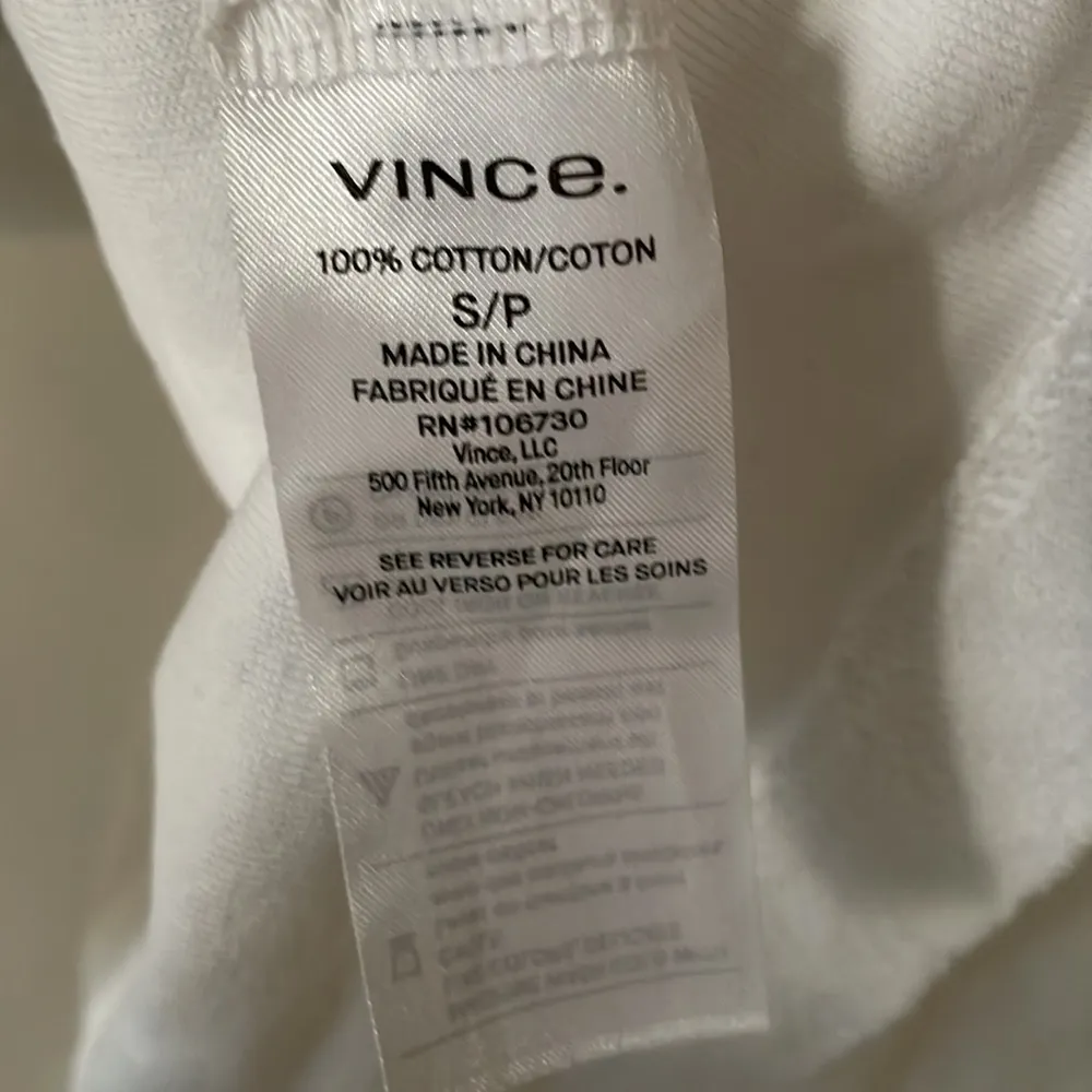Vince wide sleeve terry cropped hoodie - Image 7