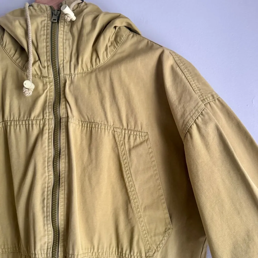 Vintage 90s American Eagle Green Hooded Full Zip Jacket Size Large - Image 5