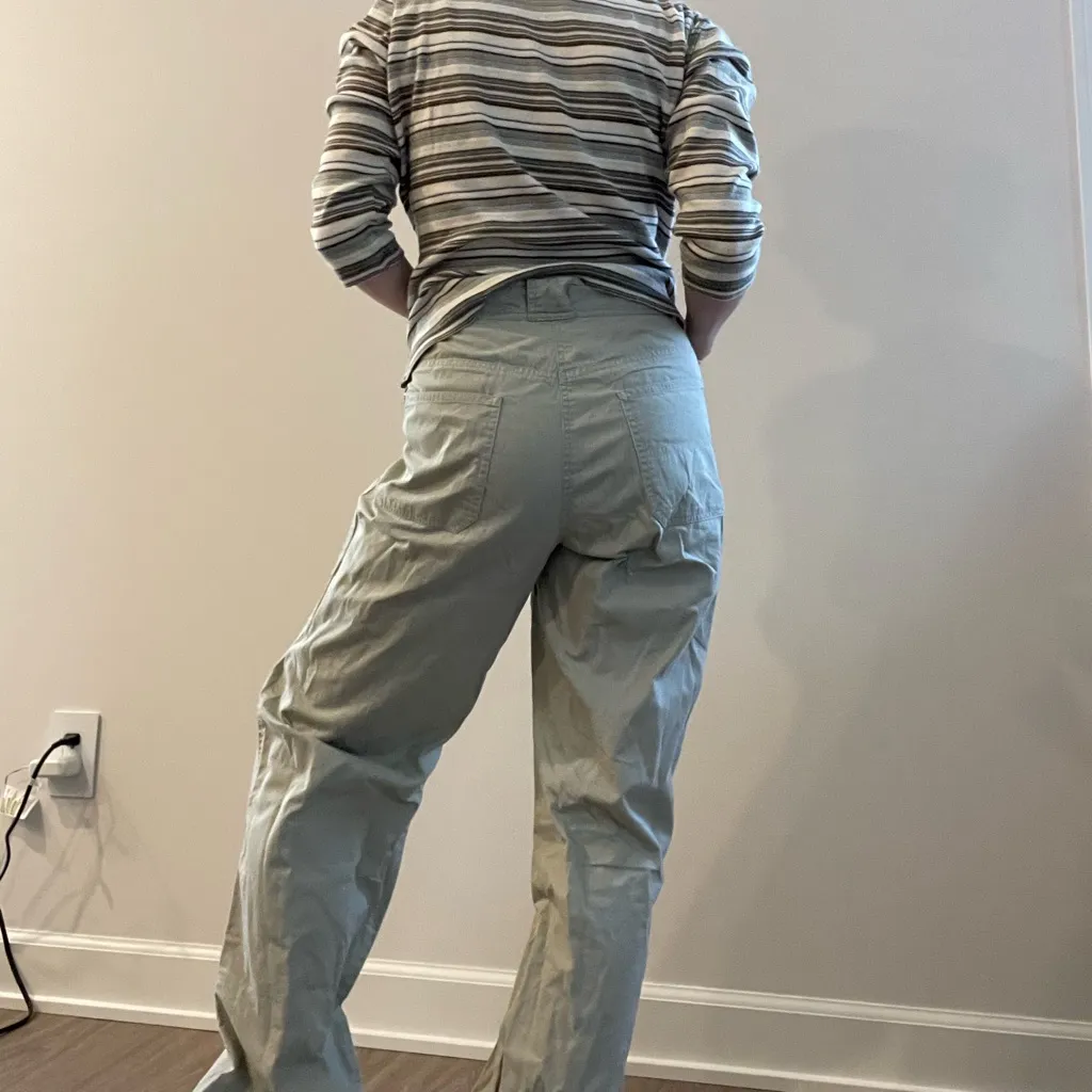 Vintage Caribbean Joe Light Khaki Cargo Pants - Image 3