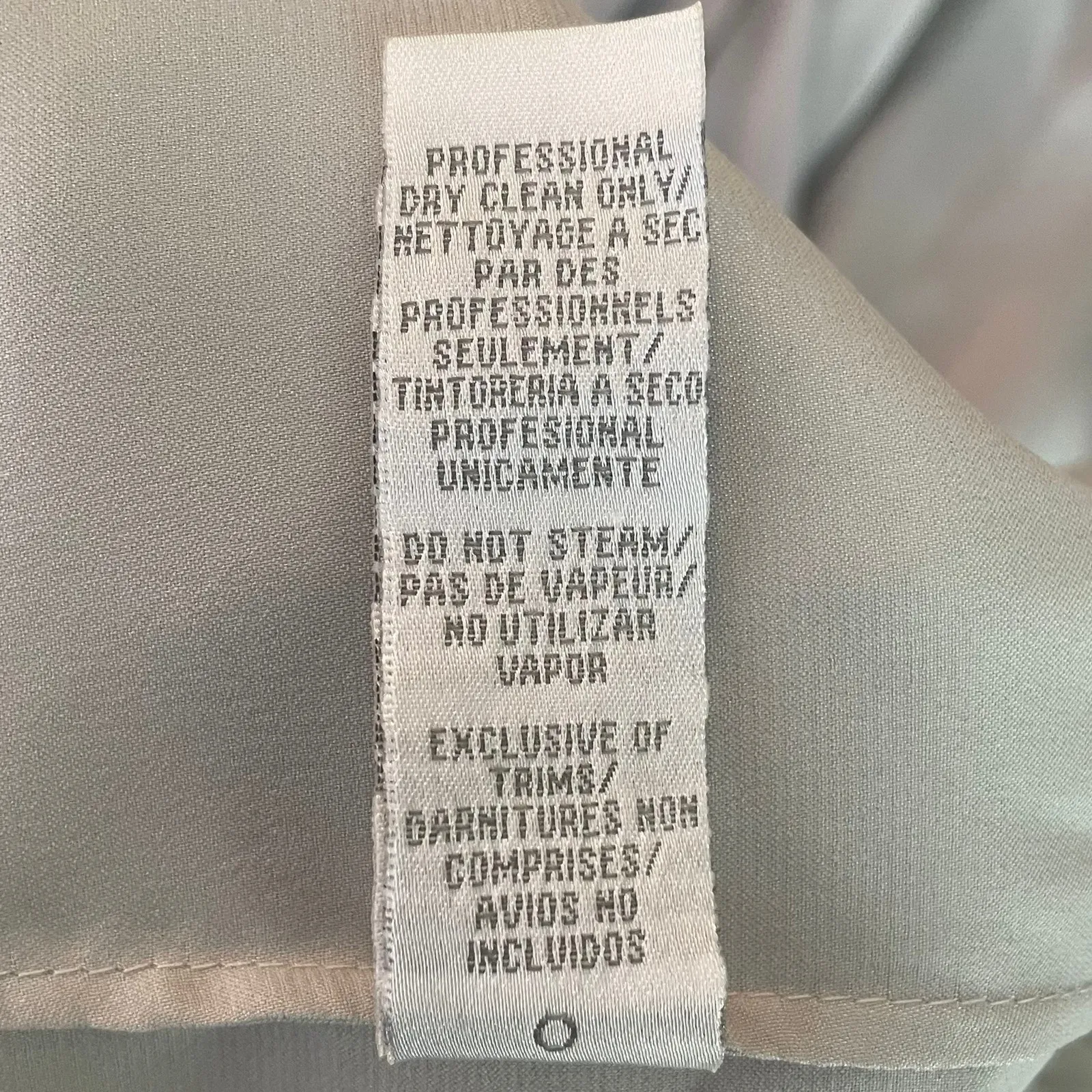 NWT Theia Couture Gold & Gray Silk Formal Strapless Dress Beaded Size 4 $995 - Image 14