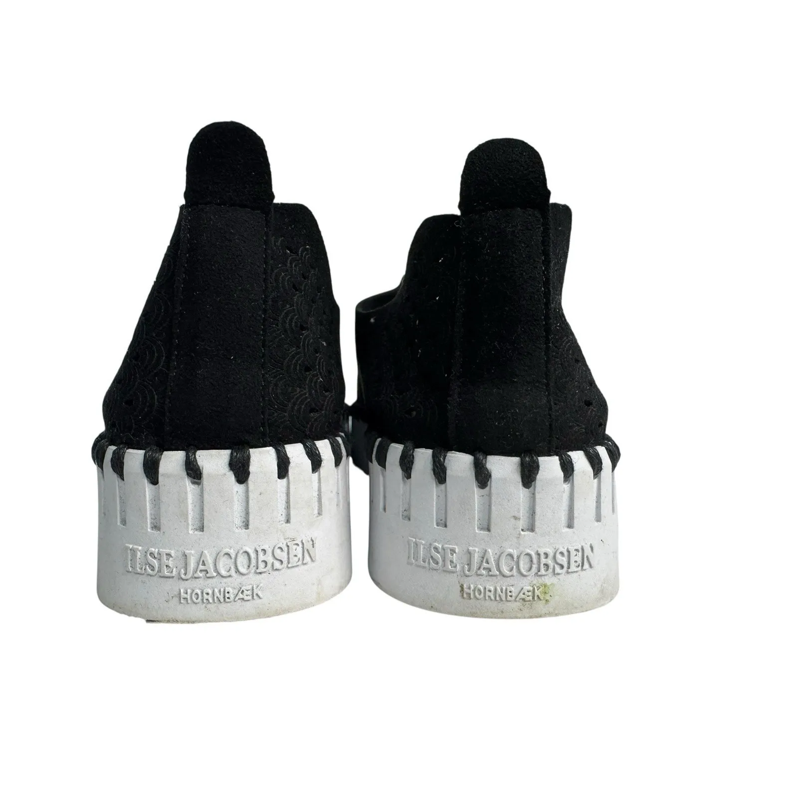 Ilse Jacobsen Hornbaek Women's Tulip 3373 Platform Slip on Sneaker Black Size 37 - Image 5