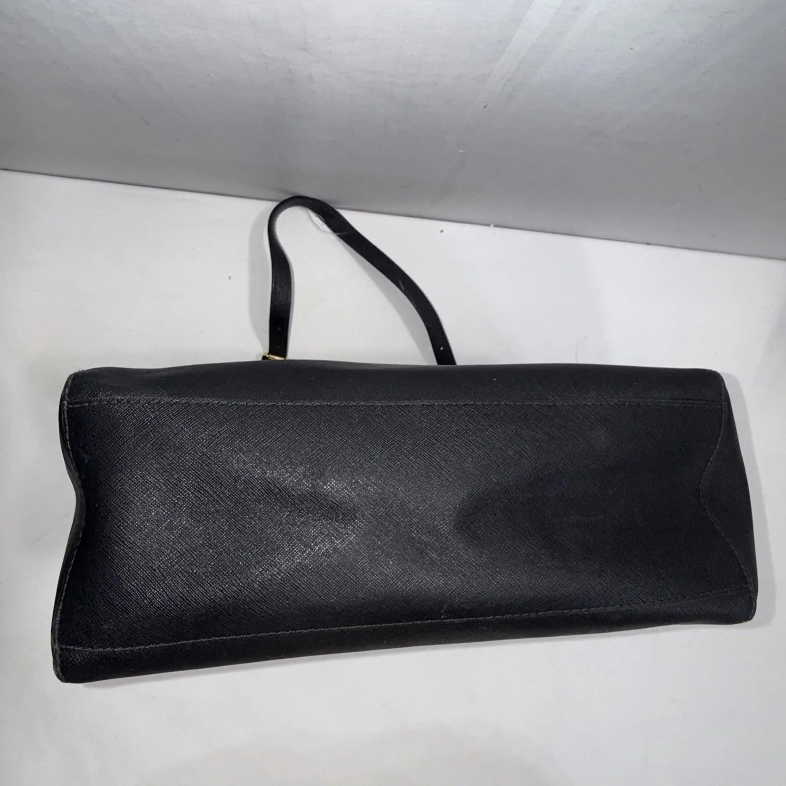 Tory Burch Robinson Saffiano Old Money Leather Large Designer Tote Handbag READ - Image 5