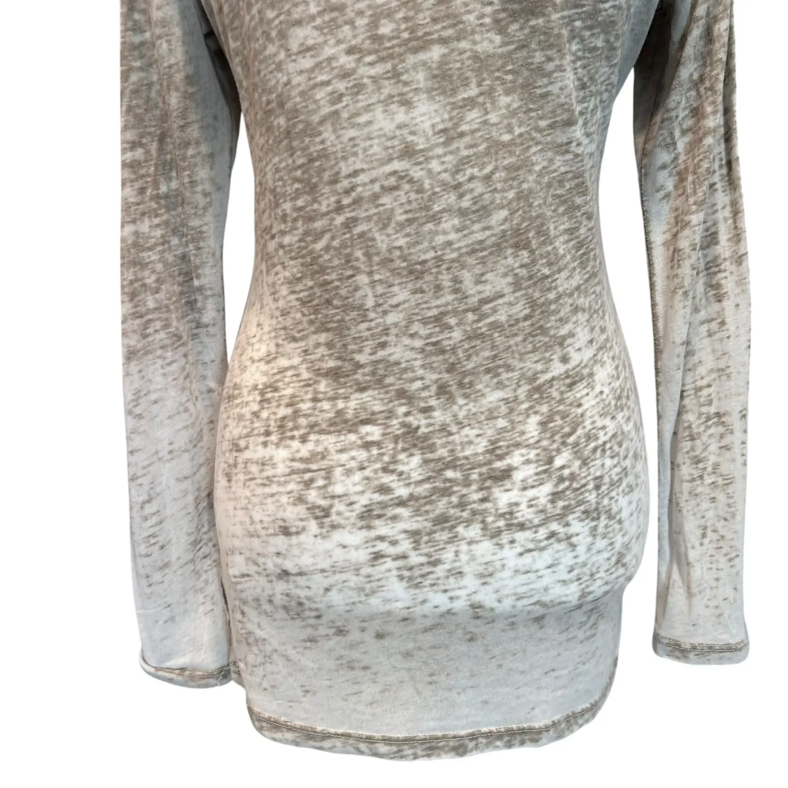 Y2K Rustic Rose Rhinestone Shirt Sheer Grunge Skater Top USA Made Sz Small - Image 12