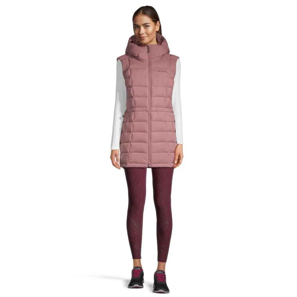 Columbia Women's Mauve Quilted Vest medium - Image 3