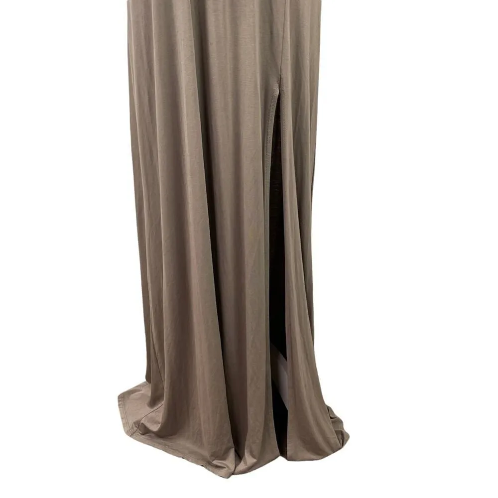 NWT Lulus Surplice Sleeveless Maxi Dress with Side Slit Cutout Back Size Small - Image 3