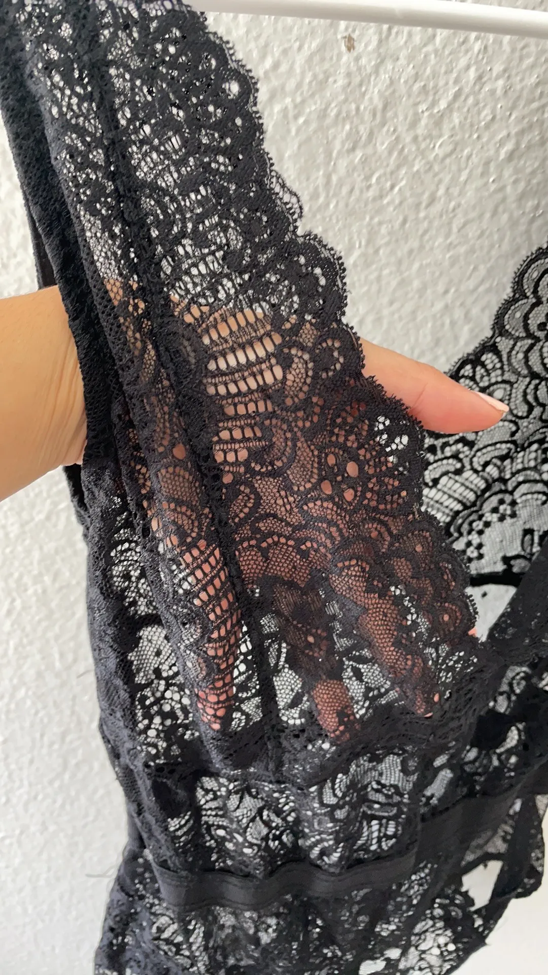 Black Lace Bodysuit Small - Image 4