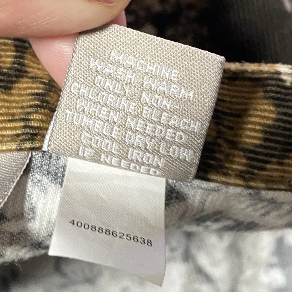 Corduroy Women Skirt Sz 10 Multicolor Floral A-line Modest Midi Church Grandma - Image 10