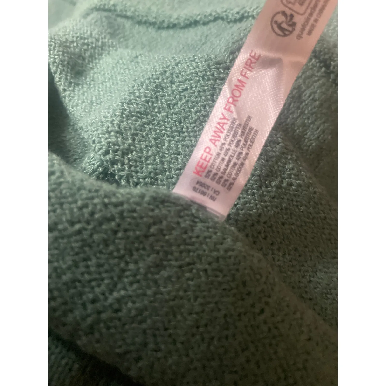 Free People FP BEACH Kenzie Skirt Green Mini Knitted COZY CASUAL Size Small S - Image 8