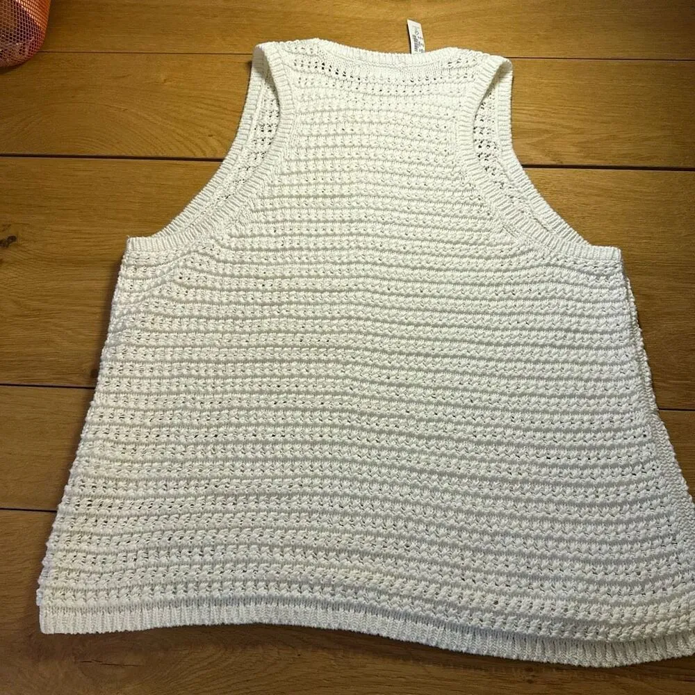 NWT Madewell cream knit vest xxl top - Image 9