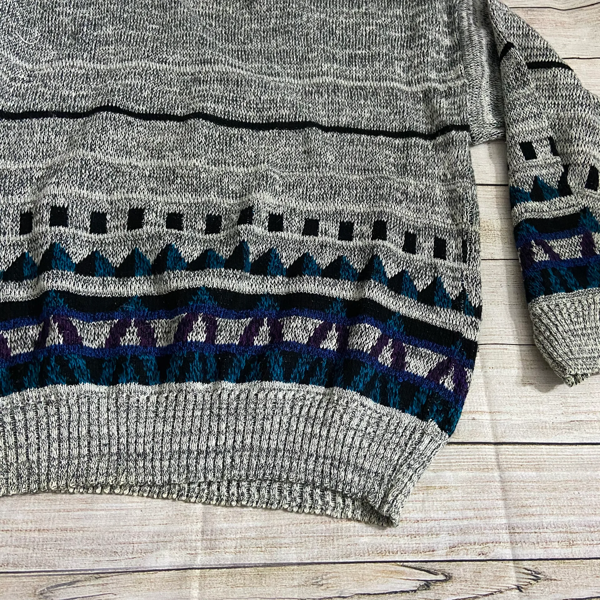 Michael Gerald Ltd Vintage Sweater Gray Size L - Image 7