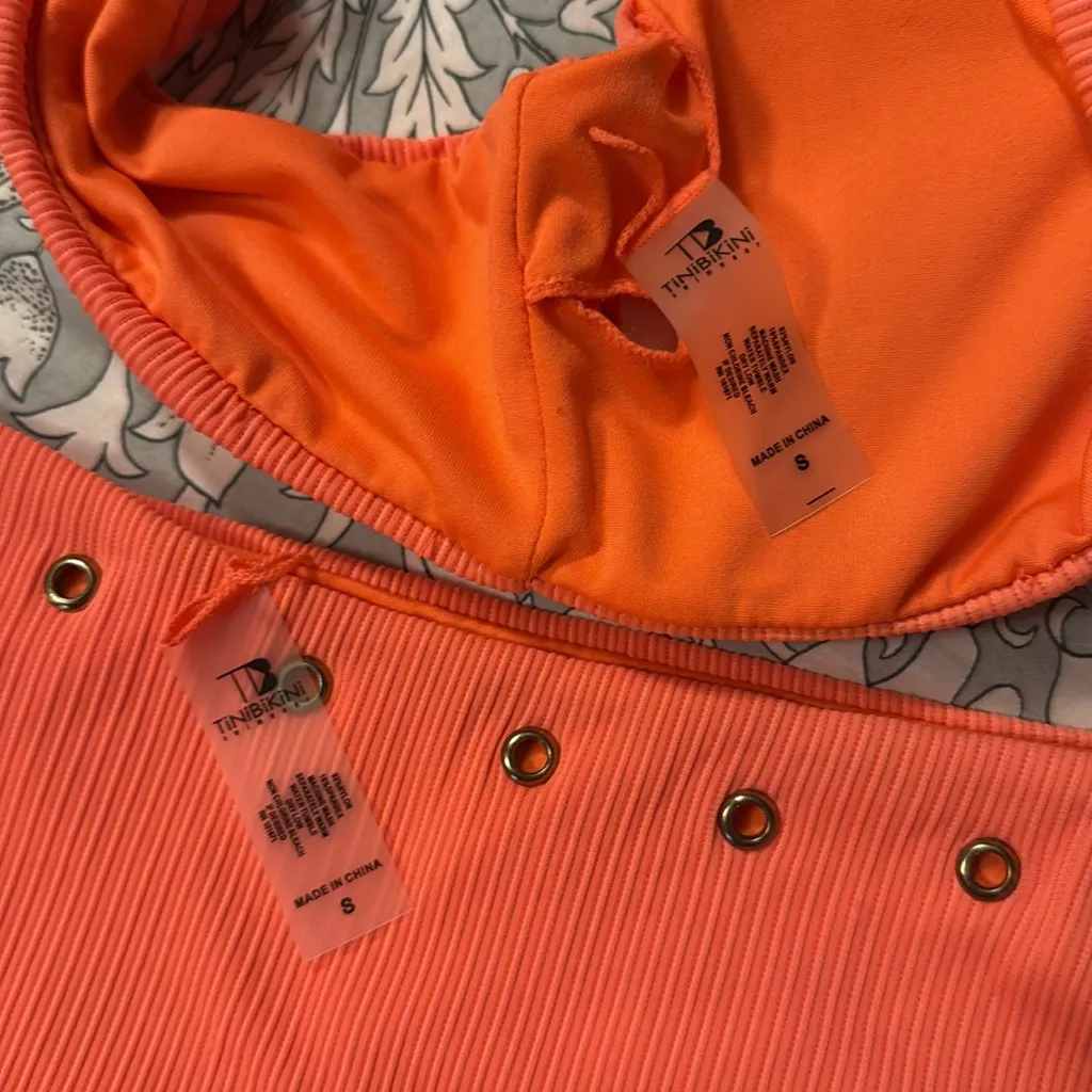 Tinibikini  Coral Grommet Bikini Set - Image 2