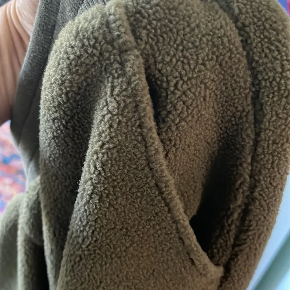 NAP Fuzzy Bear Joggers Dark Sage Green Size M - Image 13