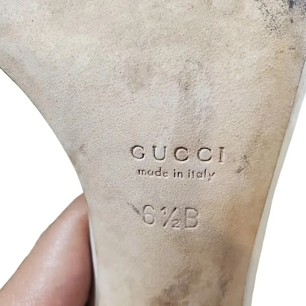 Gucci Cloth Sandal Size 6.5 - Image 11