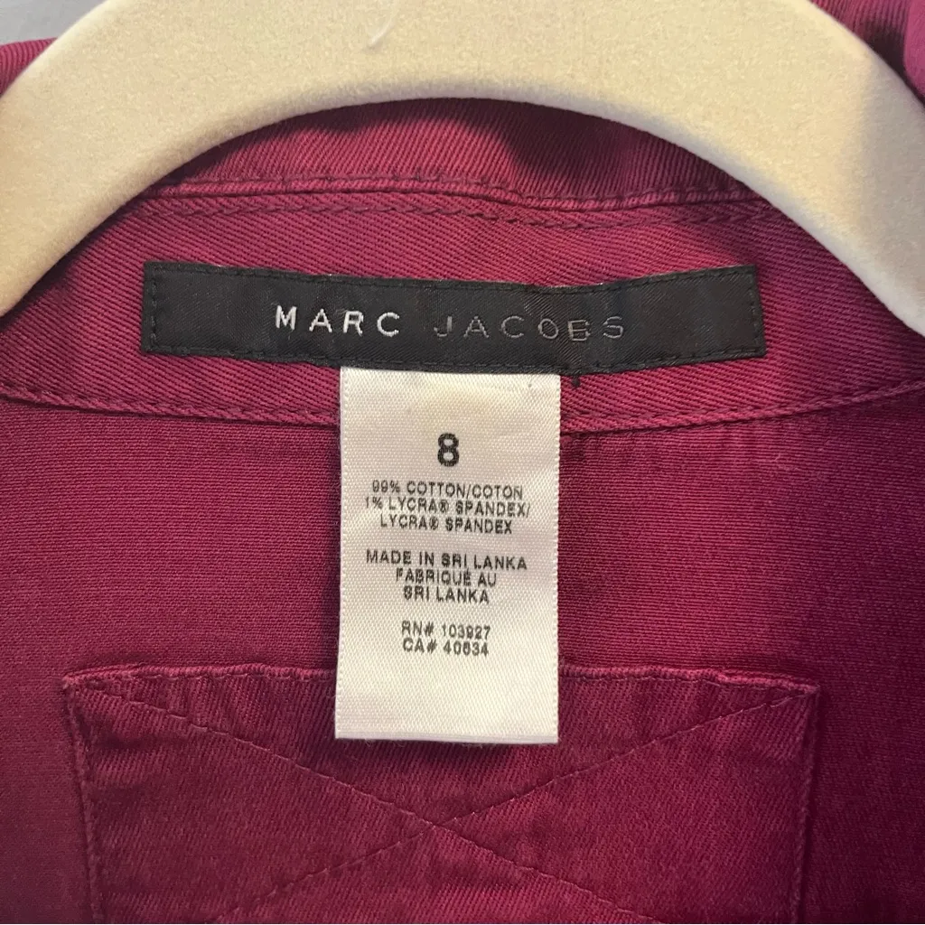 Marc by Marc Jacobs Jacket Fitted Pink Blazer Sz 8 GUC - Image 3