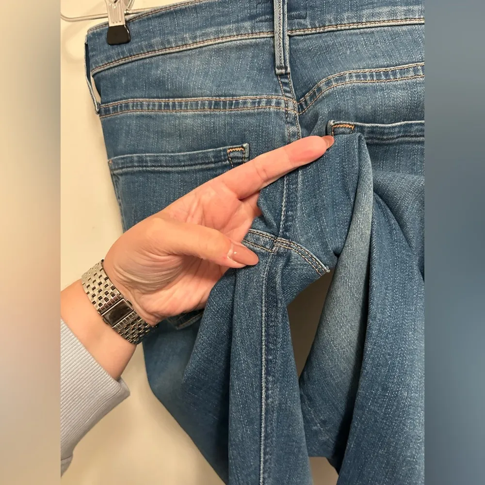 MOTHER The Mid Rise Dazzler Ankle Fray in Birds of Paradise size 26 (2) Blue - Image 7