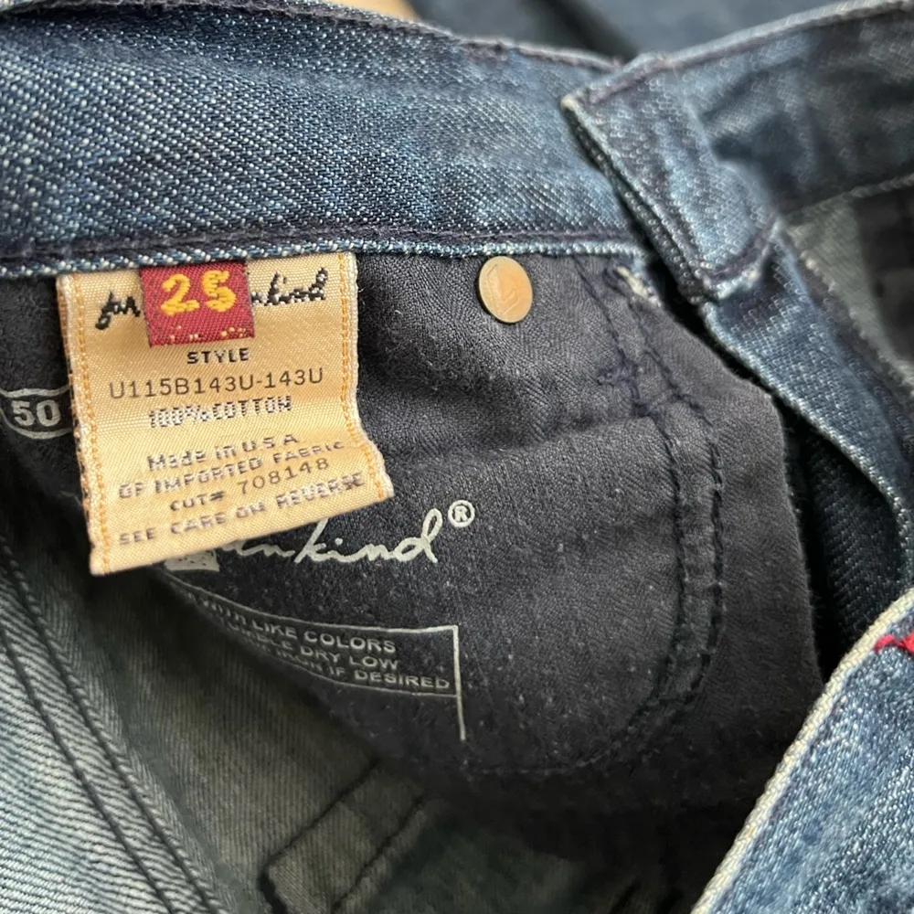 7FAM  Dojo Vintage Bootcut Flare Jeans | Medium Blue | 25 *flaw - Image 7