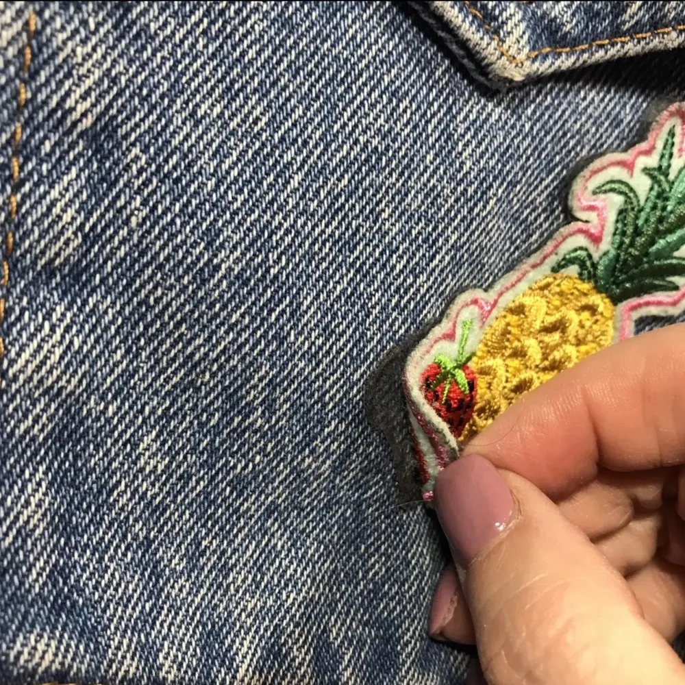 Schaefer Outfitter Men’s Small Women’s Medium Denim Jacket Leather Collar Blue - Image 11