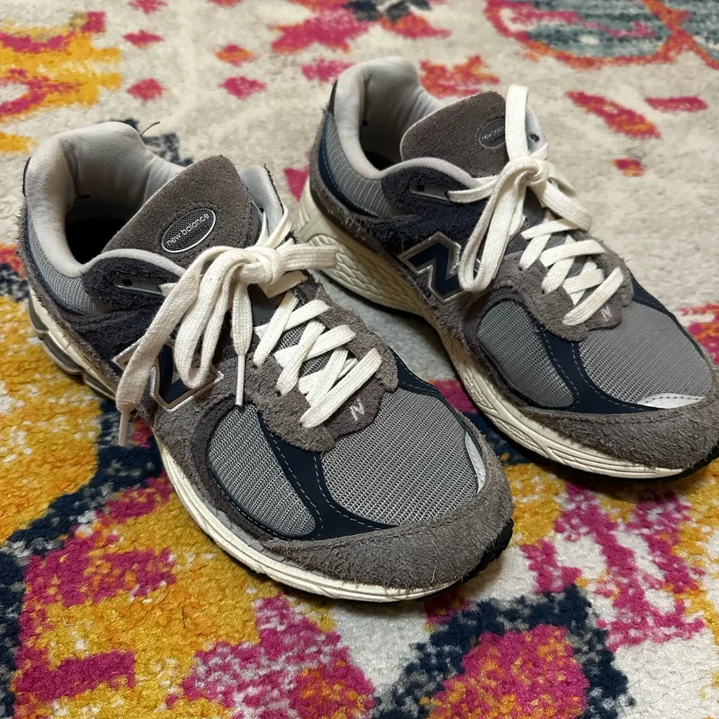 New Balance 2002R Navy Castlerock Sneaker - Image 2