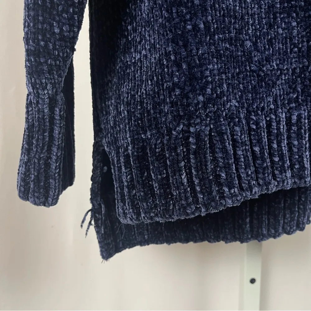 Offline by aerie Large Colorblock Crewneck Chenille Sweater Chunky Knit - Image 5