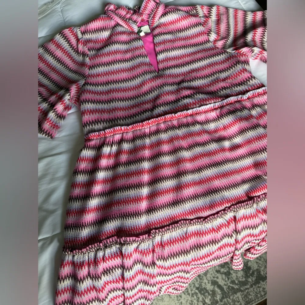NWT Tuckernuck Crawford Pink Zigzag Pattern Mini Dress size small - Image 6