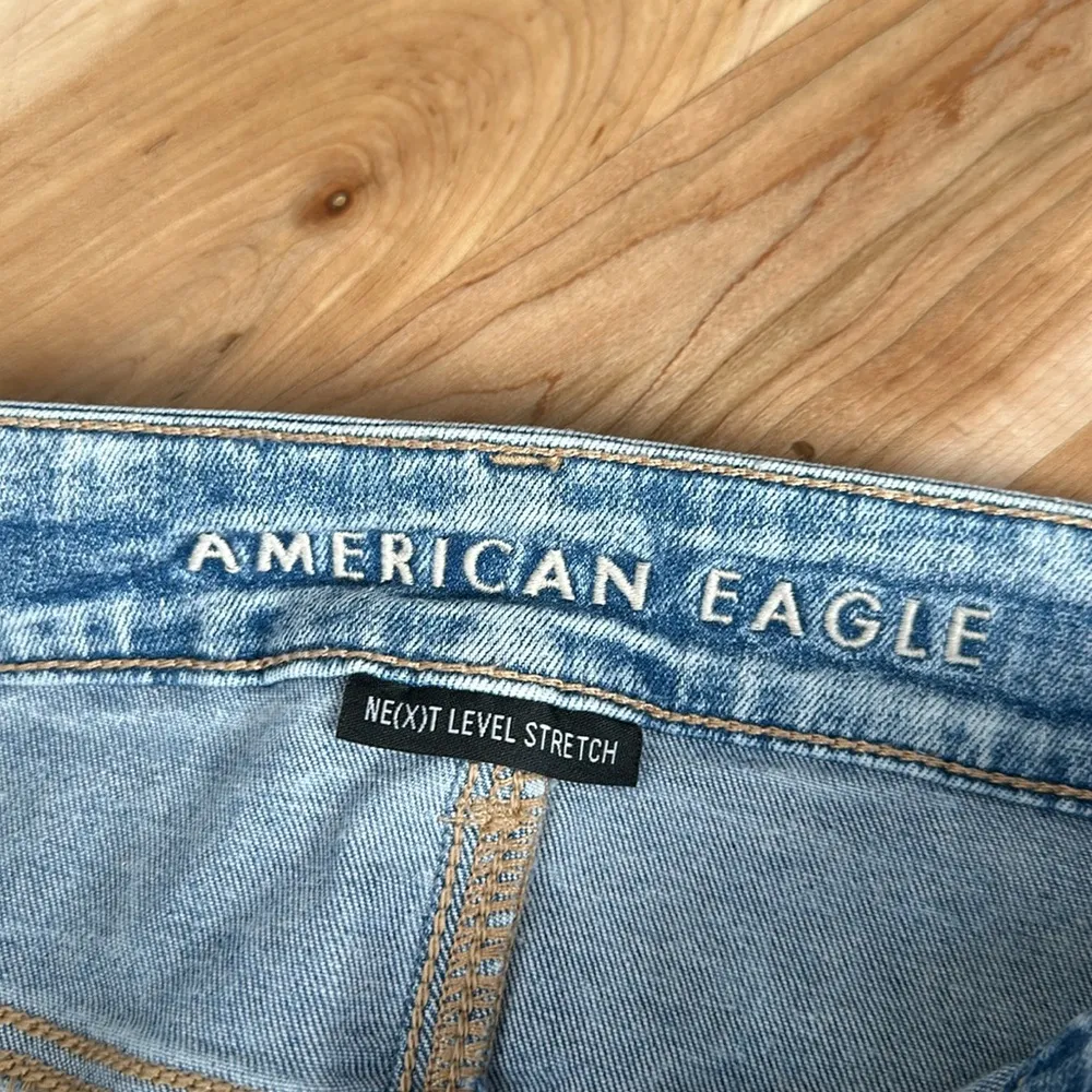 American Eagle Midi Jean Denim Shorts 18 - Image 8