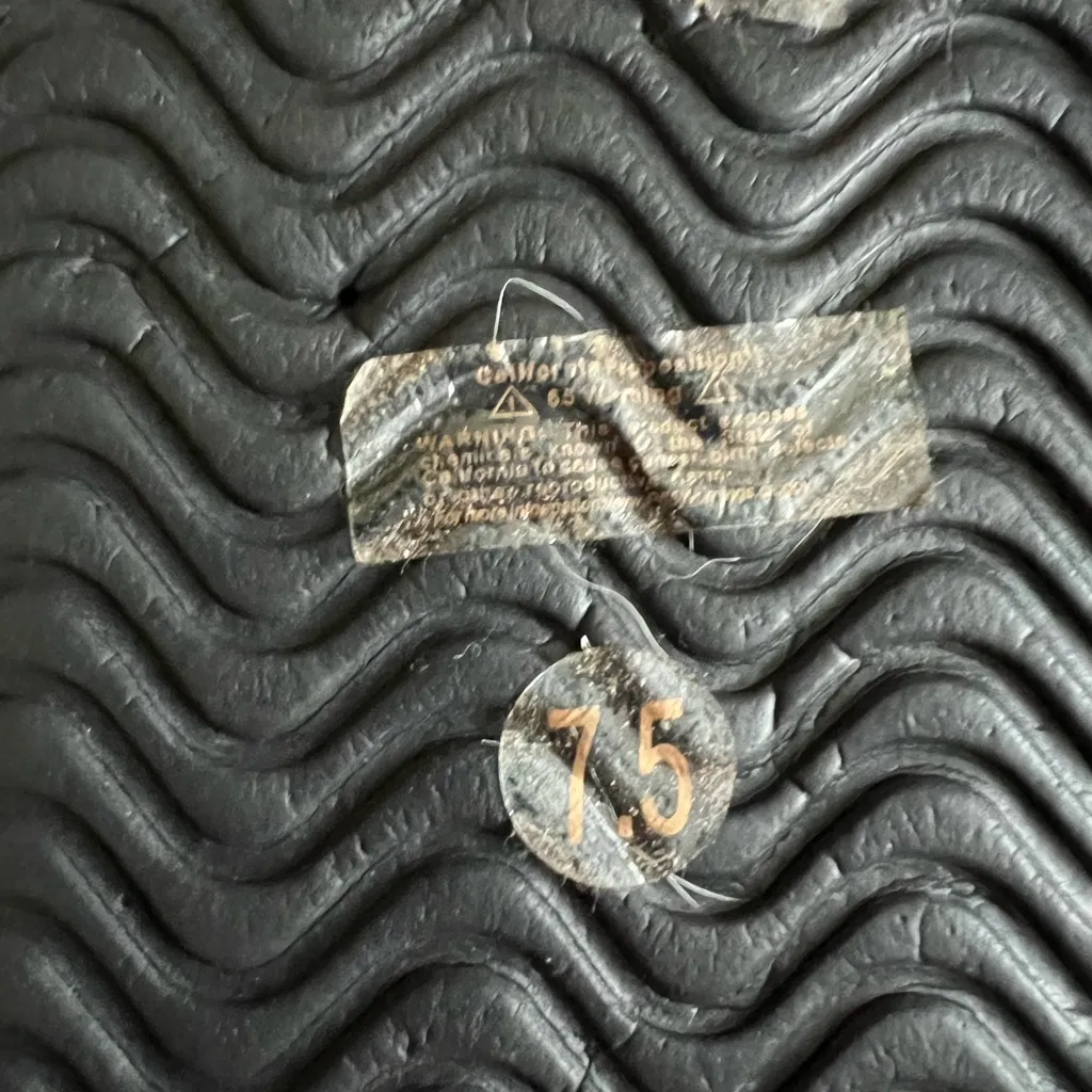 Blue and Cream Birk Style Sandals Size 7.5 - Image 5